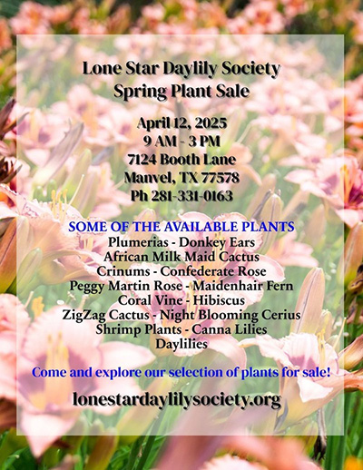 Spring Plant Sale Flyer