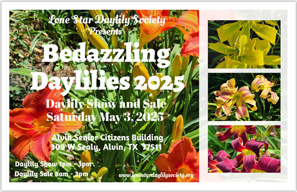 2025 Flower Show & Plant Sale Flyer